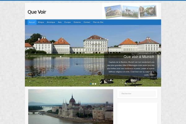 Travelify theme site design template sample