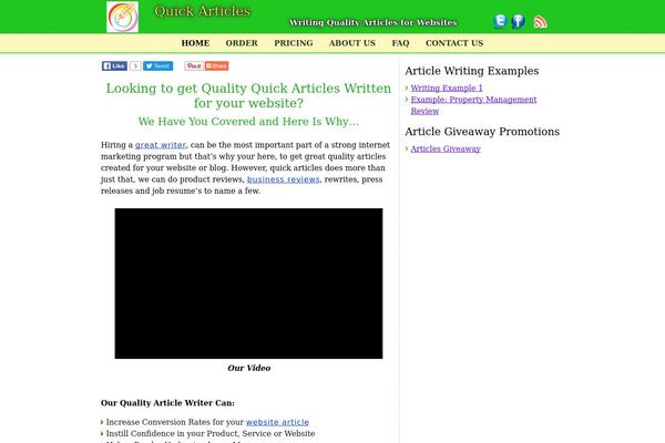 quickarticles.biz site used Quickarticles1
