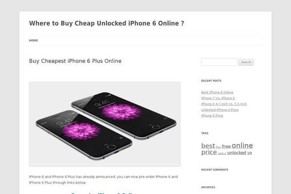 Twenty Twelve theme site design template sample