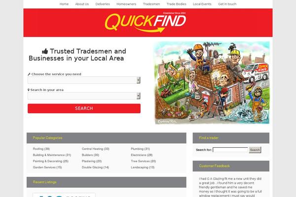 quickfinddirectories.co.uk site used Btdev