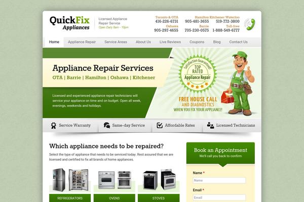 quickfixappliances.ca site used Maxima