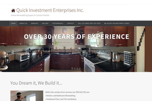 Nirvana theme site design template sample