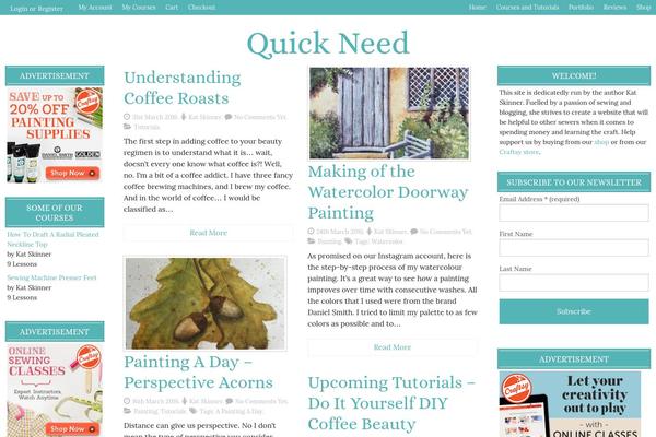 Twenty Sixteen theme site design template sample