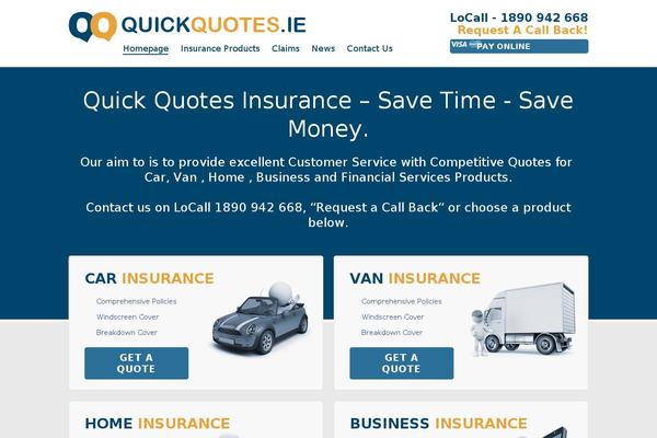 quickquotes.ie site used Quick
