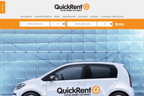 quickrent.se site used Quickrent