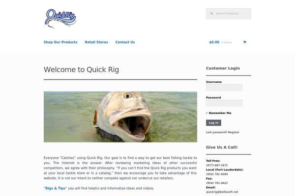Storefront theme site design template sample
