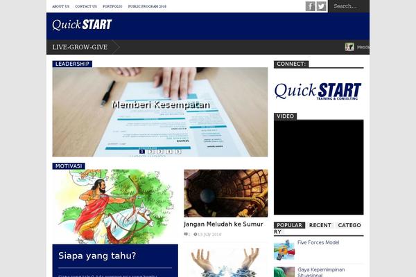 quickstart-indonesia.com site used FlatNews – Responsive Magazine WordPress Theme
