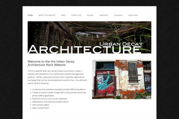WordPress website example screenshot
