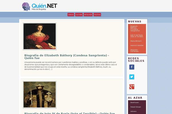 quien.net site used Template-v22
