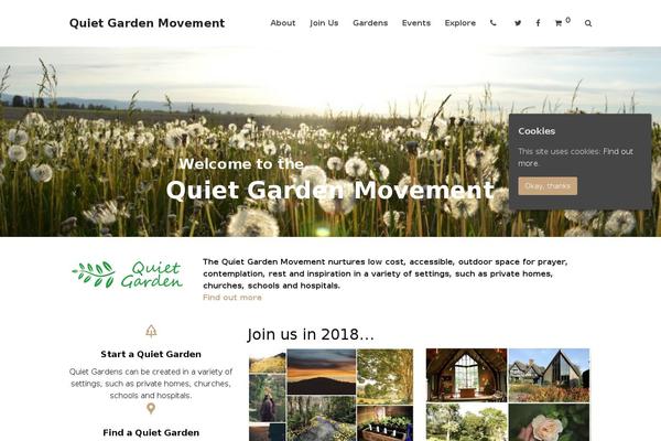 quietgarden.org site used Quiet-garden-theme