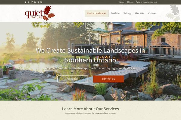 quietnature.ca site used Bb-theme-child