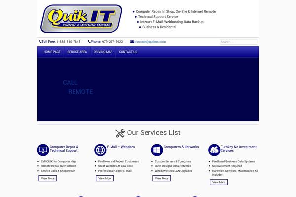 WordPress website example screenshot