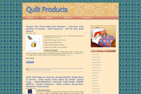 quiltsforkids.com site used Quilt