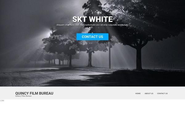 SKT White theme site design template sample