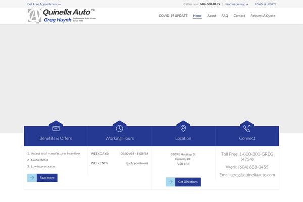 Auto Repair theme site design template sample