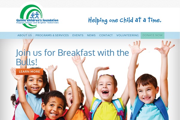 quintechildrensfoundation.com site used Qcf