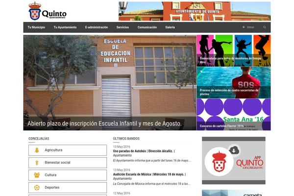 quinto.es site used Weeklynews-child
