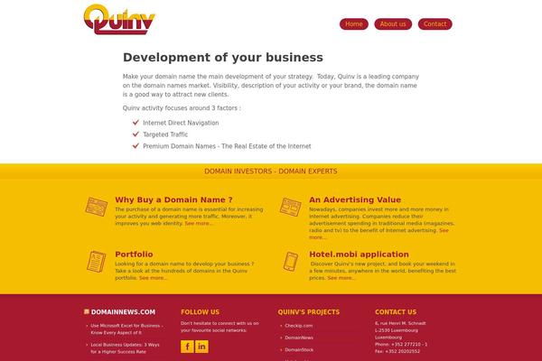 quinv.com site used Aquitainetheme