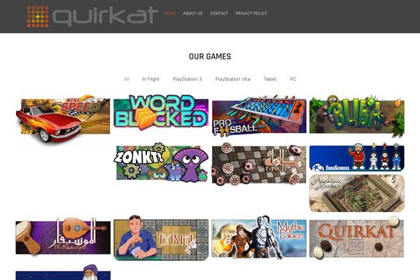 quirkat.com site used Webart