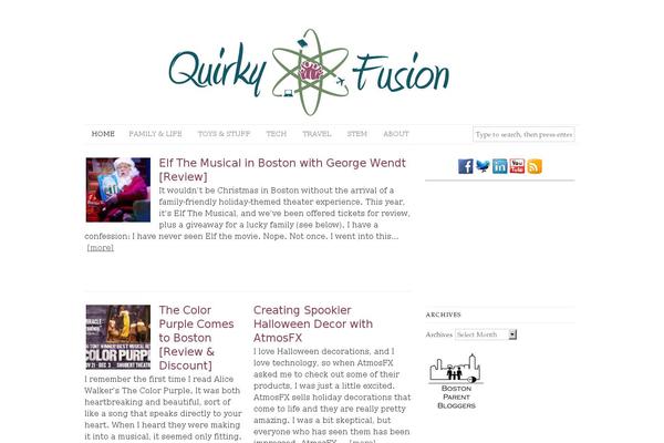 quirkyfusion.com site used Headway