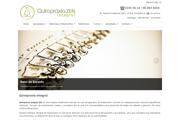 quiropraxiazen.com site used Voyage