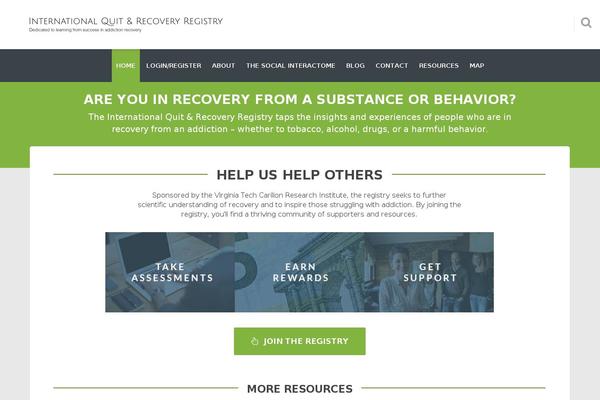 quitandrecovery.org site used Woffice-child-theme