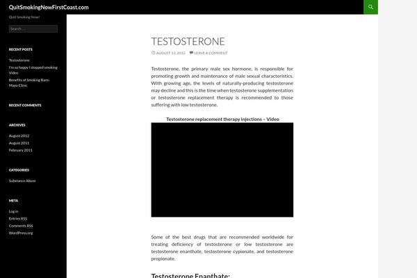 Twenty Fourteen theme site design template sample