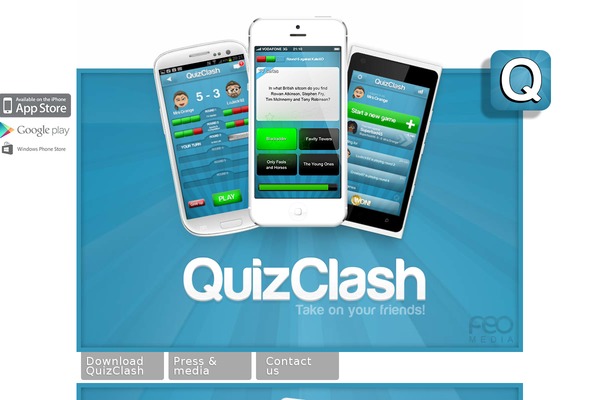 Quizkampen theme site design template sample