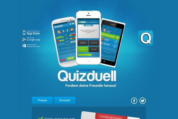 Quizkampen theme site design template sample