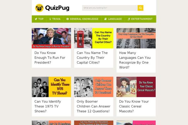 quizpug.com site used Sociallyviral-child