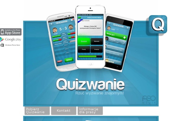 Quizkampen theme site design template sample