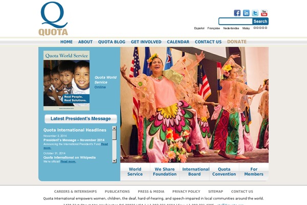 quota.org site used Quotainternational
