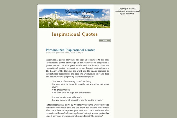 quoteinspirational.com site used Relaxation