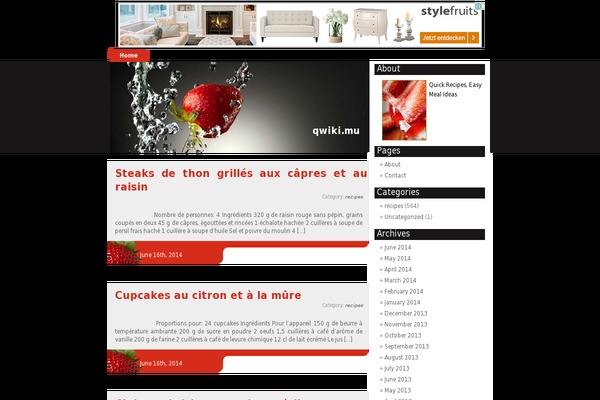 qwiki.mu site used Strawberry Blend