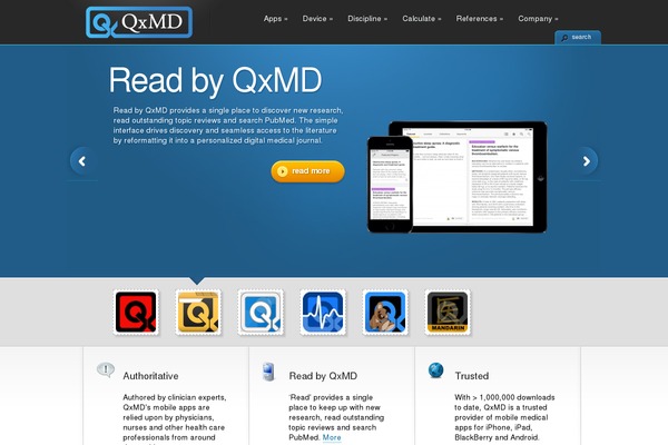 qxmd.com site used Qxmdchildthemefordivi