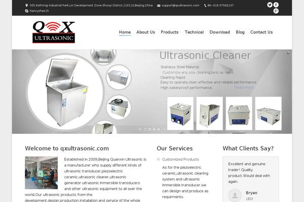 WordPress website example screenshot