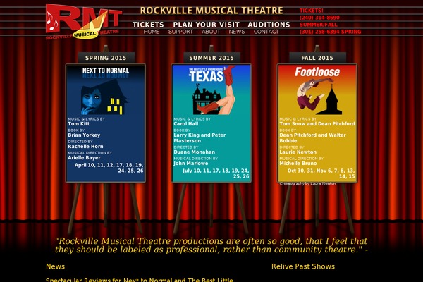 r-m-t.org site used Rockvillemusicaltheatre