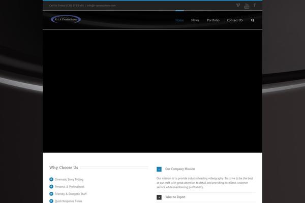 WordPress website example screenshot
