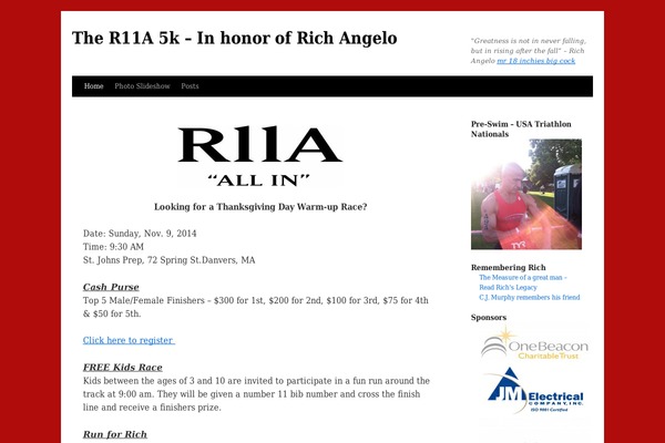 WordPress website example screenshot