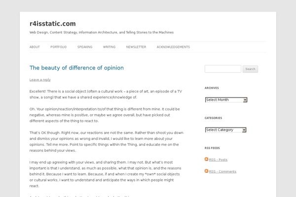 Twenty Twelve theme site design template sample
