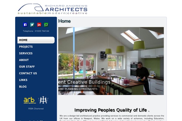 ra-architects.co.uk site used Richardandrews