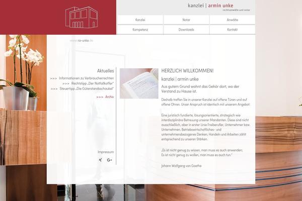 ra-unke.de site used Ru-unke-v1