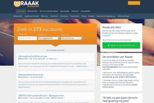 raaakpersoneel.nl site used Raaak