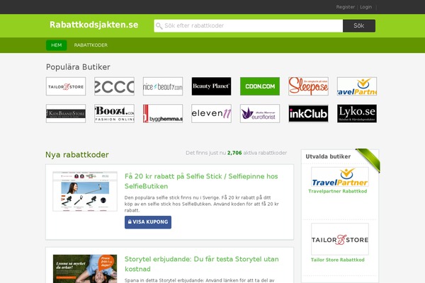 WordPress website example screenshot