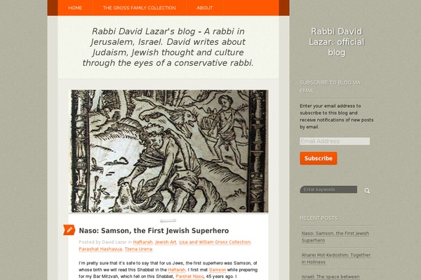rabbidavidlazar.com site used Dulce