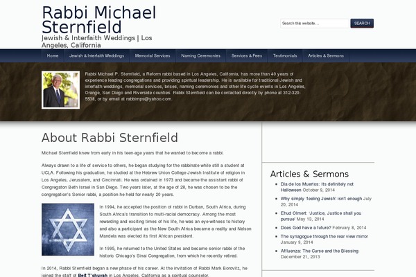 rabbisternfield.com site used Classic-business