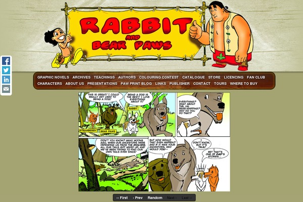 rabbitandbearpaws.com site used Spritbear