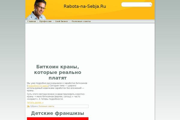 WordPress website example screenshot