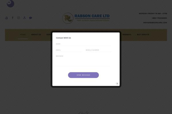 rabsoncare.com site used Dermatology-clinic