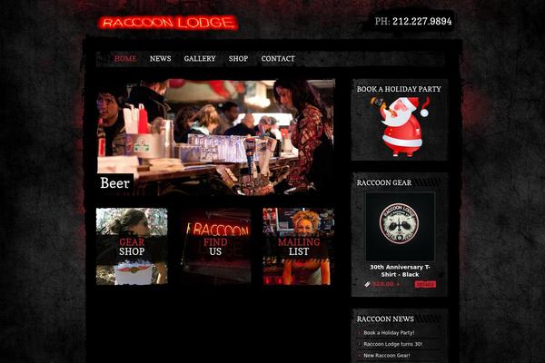 raccoonlodgenyc.com site used Sport and Grunge